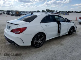 2018 Mercedes-Benz CLA with VIN WDDSJ4EB2JN633178, listed as a Copart auction lot 49388403 with 84,547 mi miles. Bid and sale history available at carsss.com. Image 3.