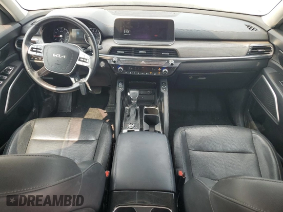 2022 Kia Telluride EX with VIN 5XYP3DHC3NG291087, listed as a Copart auction lot 59271455 with 75,318 mi miles and Salvage title. Bid and sale history available at DreamBid. Image 8.