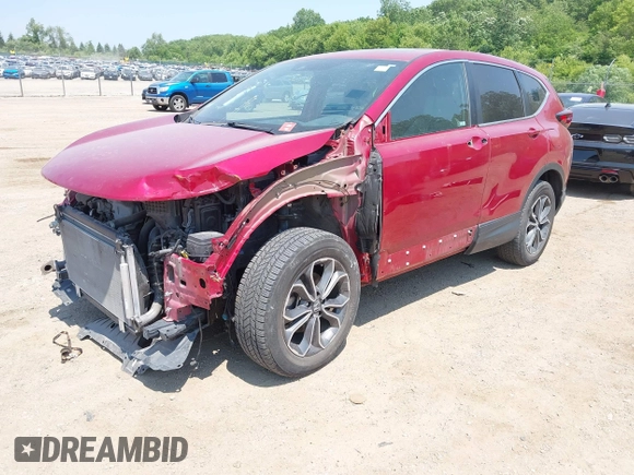 2022 Honda CR-V EX-L with VIN 2HKRW2H87NH656833, listed as a IAAI auction lot 42482299 with 49,345 mi miles and . Bid and sale history available at DreamBid. Image 20.