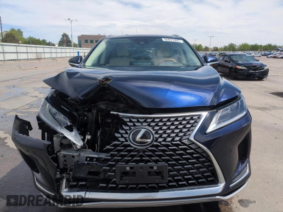 2022 Lexus RX 350 with VIN 2T2HZMDA5NC335640, listed as a Copart auction lot 56891005 with 39,971 mi miles and Salvage title. Bid and sale history available at DreamBid. Image 5.