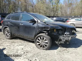 2015 Mazda CX-9 Grand Touring with VIN JM3TB3DV7F0448203, listed as a Copart auction lot 52254895 with 127,141 mi miles and Salvage title. Bid and sale history available at DreamBid. Image 4.