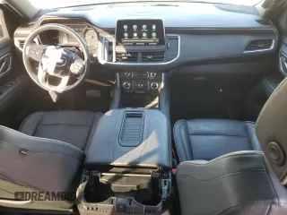 2021 GMC Yukon SLT with VIN 1GKS1BKD9MR194633, listed as a Copart auction lot 48762645 with 56,502 mi miles and Salvage Title. Bid and sale history available at carsss.com. Image 8.