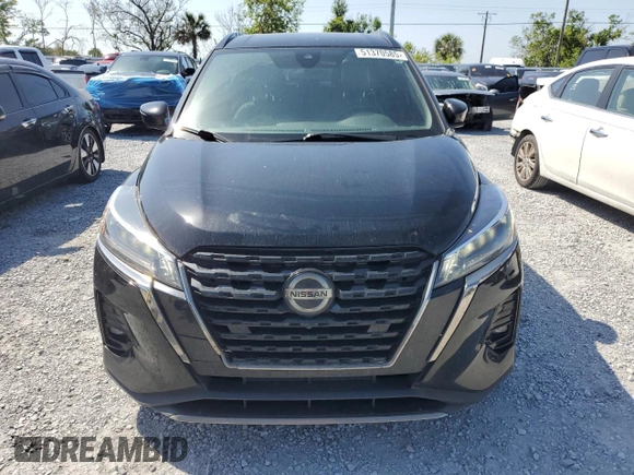 2021 Nissan Kicks SR with VIN 3N1CP5DV3ML476346, listed as a Copart auction lot 51370585 with 122,428 mi miles and Salvage Title. Bid and sale history available at carsss.com. Image 5.