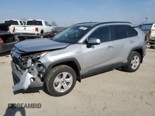 2019 Toyota RAV4 Hybrid XLE with VIN 2T3RWRFV1KW041684, listed as a Copart auction lot 48708995 with 80,181 mi miles and Salvage Title. Bid and sale history available at carsss.com. Image 1.