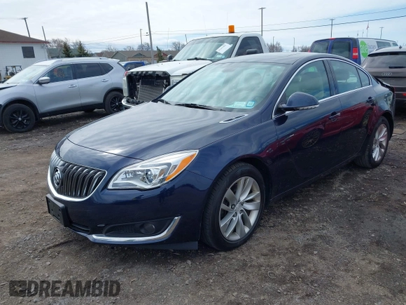 2016 Buick Regal Premium II with VIN 2G4GS5GX8G9202301, listed as a IAAI auction lot 41983501 with 65,480 mi miles and . Bid and sale history available at DreamBid. Image 2.