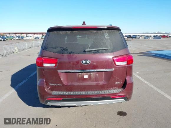 2015 Kia Sedona SX-L with VIN KNDME5C15F6046322, listed as a IAAI auction lot 41301459 with 76,026 mi miles and . Bid and sale history available at DreamBid. Image 16.