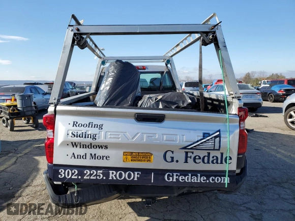 2020 Chevrolet Silverado 1500 Work Truck with VIN 3GCNWAEH5LG133295, listed as a Copart auction lot 82829344 with 90,438 mi miles and Salvage Title. Bid and sale history available at DreamBid. Image 6.