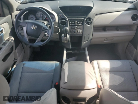 2012 Honda Pilot LX with VIN 5FNYF3H28CB005705, listed as a Copart auction lot 60687955 with 212,315 mi miles and Salvage title. Bid and sale history available at DreamBid. Image 8.