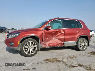 2016 Volkswagen Tiguan SE z VIN WVGBV7AX9GW044564, wystawiony jako Copart lot #56592765 z przebiegiem 100 757 mil mil oraz Szkoda całkowita • Salvage title. Historia ofert i sprzedaży dostępna na DreamBid. Obrazek 1.