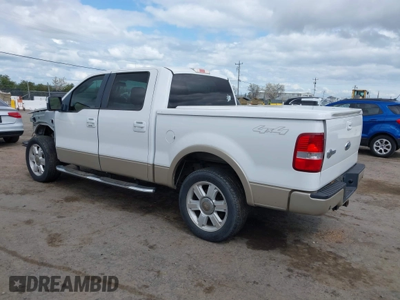 2008 Ford F-150 XLT with VIN 1FTPW14518KC75790, listed as a IAAI auction lot 41915721 with 214,995 mi miles. Bid and sale history available at carsss.com. Image 3.