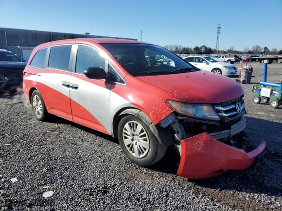 2015 Honda Odyssey LX with VIN 5FNRL5H23FB055585, listed as a Copart auction lot 84622384 with 239,344 mi miles and Clean Title. Bid and sale history available at carsss.com. Image 4.