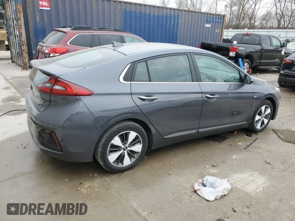 2019 Hyundai Ioniq Limited z VIN KMHC75LD7KU105436, wystawiony jako Copart lot #52084255 z przebiegiem 83 520 mil mil oraz Szkoda całkowita • Salvage title. Historia ofert i sprzedaży dostępna na DreamBid. Obrazek 3.