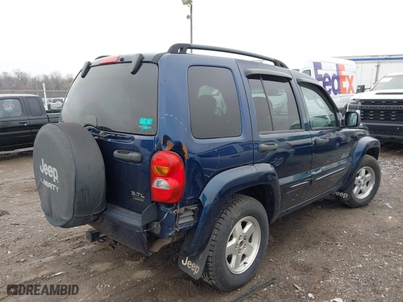 2004 Jeep Liberty Limited with VIN 1J4GL58K34W112569, listed as a IAAI auction lot 42021937 with 181,814 mi miles. Bid and sale history available at carsss.com. Image 6.