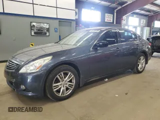 2011 Infiniti G25 x z VIN JN1DV6AR9BM452272, wystawiony jako Copart lot #56738105 z przebiegiem 190 056 mil mil oraz Szkoda całkowita • Salvage title. Historia ofert i sprzedaży dostępna na DreamBid. Obrazek 1.