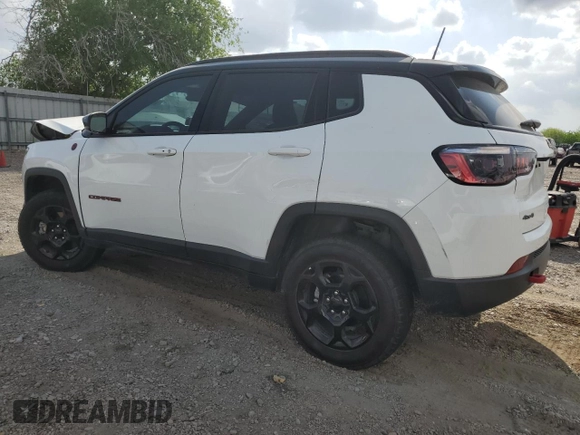 2024 Jeep Compass Trailhawk with VIN 3C4NJDDN5RT579213, listed as a Copart auction lot 50369785 with 5,333 mi miles and Salvage title. Bid and sale history available at DreamBid. Image 2.