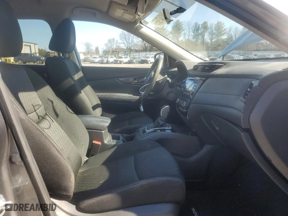2017 Nissan Rogue S with VIN KNMAT2MV4HP505118, listed as a Copart auction lot 48347955 with 51,029 mi miles and Salvage Title. Bid and sale history available at carsss.com. Image 7.