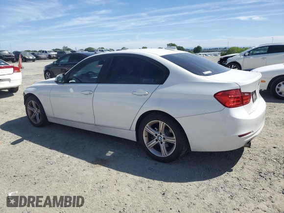 2015 BMW 3 Series 320i with VIN WBA3B1C52FK136581, listed as a Copart auction lot 52803405 with 138,495 mi miles and Salvage Title. Bid and sale history available at carsss.com. Image 2.