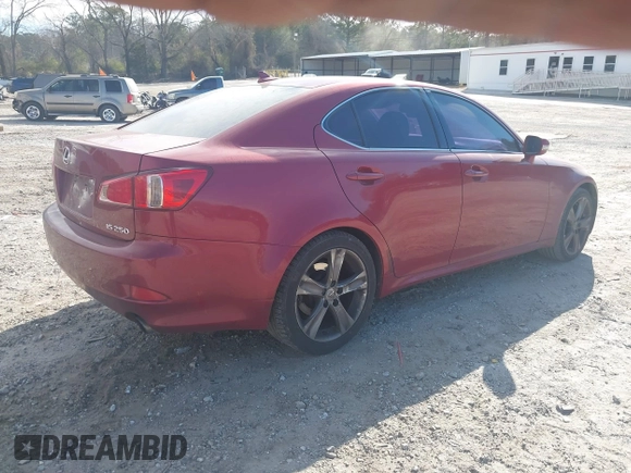 2012 Lexus IS 250 with VIN JTHBF5C23C5178895, listed as a IAAI auction lot 41703959 with 185,953 mi miles and . Bid and sale history available at DreamBid. Image 4.