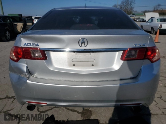 2012 Acura TSX with VIN JH4CU2F46CC006183, listed as a Copart auction lot 44610785 with Not provided miles and Salvage title. Bid and sale history available at DreamBid. Image 6.