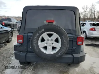 2018 Jeep Wrangler JK Unlimited Sport with VIN 1C4BJWDG1JL808941, listed as a Copart auction lot 87927545 with 239,963 mi miles and Salvage Title. Bid and sale history available at carsss.com. Image 6.