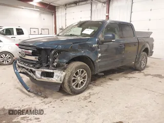 2018 Ford F-150 XL with VIN 1FTEW1EP4JFA00923, listed as a IAAI auction lot 41506293 with 153,523 mi miles and . Bid and sale history available at DreamBid. Image 17.