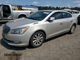 2014 Buick LaCrosse Leather z VIN 1G4GB5GR6EF303102, wystawiony jako Copart lot #66259015 z przebiegiem 198 480 mil mil oraz Czysty tytuł • Clean title. Historia ofert i sprzedaży dostępna na DreamBid. Obrazek 1.