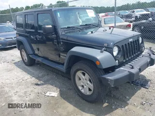 2017 Jeep Wrangler Unlimited Sport with VIN 1C4BJWDG6HL699547, listed as a IAAI auction lot 42652658 with 89,286 mi miles and . Bid and sale history available at DreamBid. Image 1.