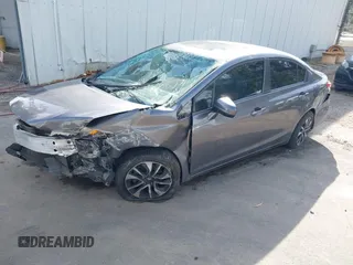 2014 Honda Civic Sedan EX with VIN 19XFB2F80EE268591, listed as a IAAI auction lot 41914223 with 1 mi miles. Bid and sale history available at carsss.com. Image 16.