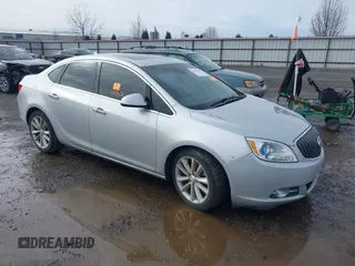2012 Buick Verano Leather Group with VIN 1G4PS5SK4C4155714, listed as a IAAI auction lot 41615708 with 127,741 mi miles. Bid and sale history available at carsss.com. Image 1.