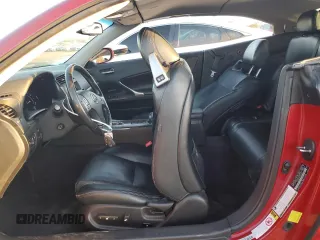2011 Lexus IS 350 C with VIN JTHFE2C24B2506795, listed as a Copart auction lot 46447575 with 131,714 mi miles and Salvage title. Bid and sale history available at DreamBid. Image 7.