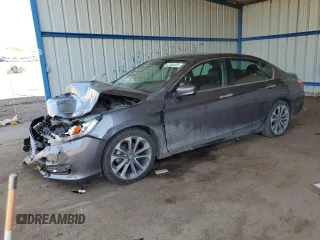 2013 Honda Accord Sport with VIN 1HGCR2F52DA273461, listed as a Copart auction lot 52364325 with 92,577 mi miles and Salvage Title. Bid and sale history available at DreamBid. Image 1.
