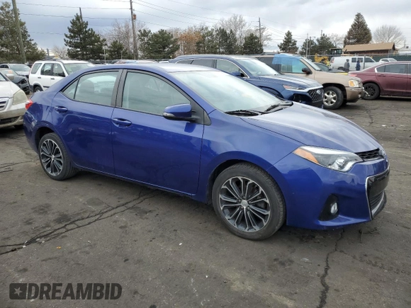 2016 Toyota Corolla L with VIN 5YFBURHE5GP462443, listed as a Copart auction lot 45673885 with 86,579 mi miles and Salvage Title. Bid and sale history available at DreamBid. Image 4.