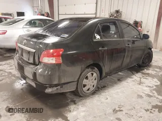 2008 Toyota Yaris with VIN JTDBT923681236766, listed as a IAAI auction lot 41599333 with 196,327 mi miles. Bid and sale history available at carsss.com. Image 4.