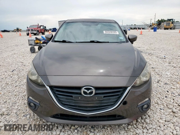 2015 Mazda 3 i Grand Touring with VIN JM1BM1M79F1226521, listed as a Copart auction lot 60328335 with 104,079 mi miles and Salvage title. Bid and sale history available at DreamBid. Image 5.