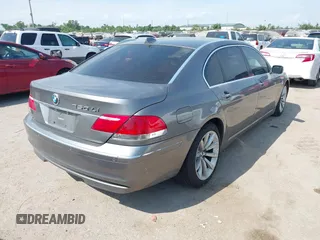 2008 BMW 7 Series 750Li with VIN WBAHN83568DT78271, listed as a IAAI auction lot 42048031 with 160,065 mi miles and . Bid and sale history available at carsss.com. Image 4.