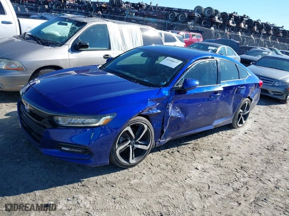 2019 Honda Accord Sedan Sport 1.5T with VIN 1HGCV1F32KA054680, listed as a IAAI auction lot 41088033 with 226,837 mi miles. Bid and sale history available at carsss.com. Image 2.
