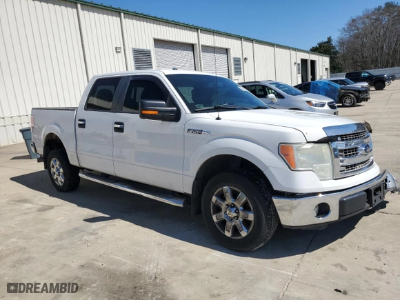 2013 Ford F-150 XL with VIN 1FTFW1CF3DFA09826, listed as a Copart auction lot 48465775 with 173,007 mi miles and Salvage Title. Bid and sale history available at carsss.com. Image 4.