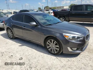 2014 Kia Cadenza Premium with VIN KNALN4D71E5133001, listed as a Copart auction lot 73171624 with 136,539 mi miles and Clean Title. Bid and sale history available at carsss.com. Image 4.