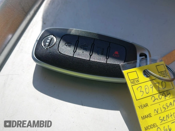 2025 Nissan Sentra S with VIN 3N1AB8BV7SY266777, listed as a IAAI auction lot 41507283 with 115 mi miles and . Bid and sale history available at DreamBid. Image 11.
