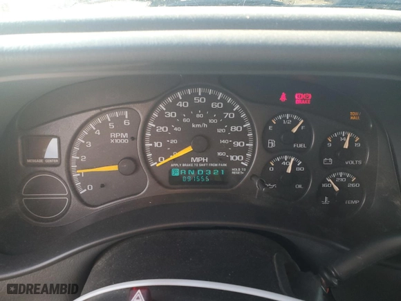 2001 Chevrolet Silverado 1500 LT with VIN 2GCEC19T811122465, listed as a Copart auction lot 44249515 with 91,555 mi miles and Salvage Title. Bid and sale history available at carsss.com. Image 9.
