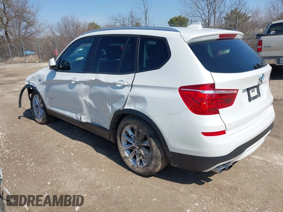 2016 BMW X3 xDrive28i with VIN 5UXWX9C5XG0D75116, listed as a IAAI auction lot 41902673 with 46,200 mi miles and . Bid and sale history available at DreamBid. Image 3.