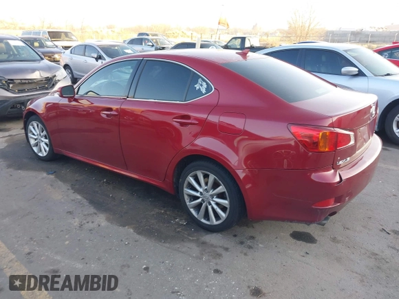 2010 Lexus IS 250 with VIN JTHCF5C26A5041659, listed as a IAAI auction lot 41349489 with Not provided miles and . Bid and sale history available at DreamBid. Image 3.