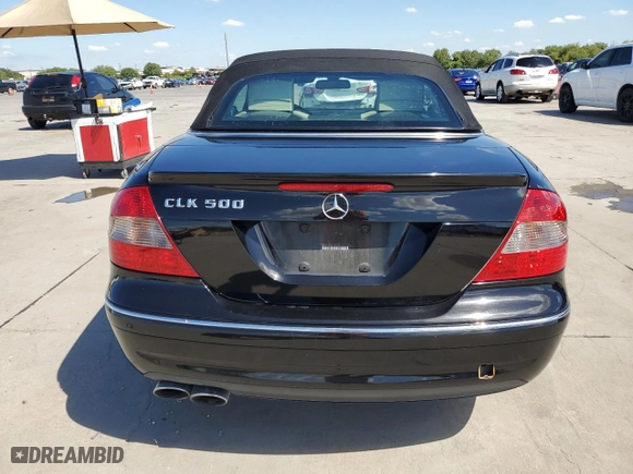 2006 Mercedes-Benz CLK-Class 5.0L with VIN WDBTK75G96T072729, listed as a Copart auction lot 68490514 with 0 mi miles and Clean Title. Bid and sale history available at carsss.com. Image 6.
