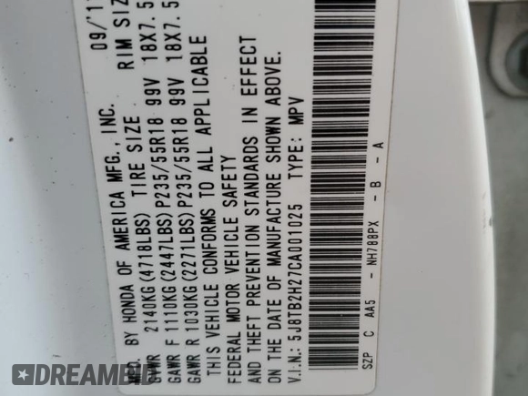 2012 Acura RDX with VIN 5J8TB2H27CA001025, listed as a Copart auction lot 49855395 with 244,362 mi miles and Clean Title. Bid and sale history available at carsss.com. Image 13.