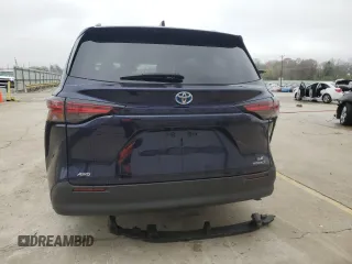 2022 Toyota Sienna LE z VIN 5TDKSKFC9NS049704, wystawiony jako Copart lot #41782995 z przebiegiem 8 014 mil mil oraz Szkoda całkowita • Salvage title. Historia ofert i sprzedaży dostępna na DreamBid. Obrazek 6.