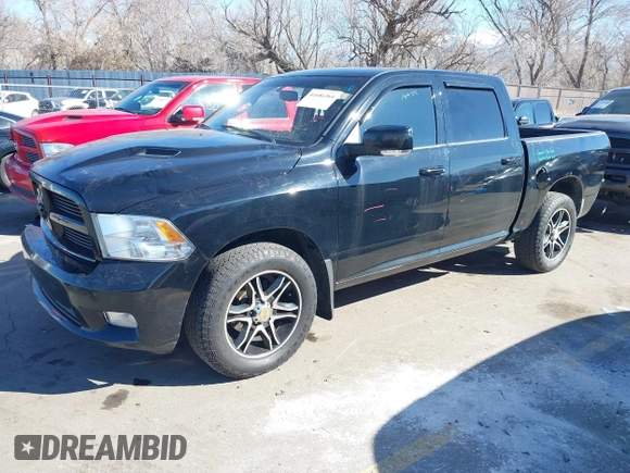 2012 Ram 1500 Sport with VIN 1C6RD7MT2CS277242, listed as a IAAI auction lot 41686364 with 202,023 mi miles. Bid and sale history available at carsss.com. Image 18.