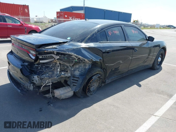 2019 Dodge Charger Police with VIN 2C3CDXKT1KH633921, listed as a IAAI auction lot 41869103 with 170,723 mi miles and . Bid and sale history available at DreamBid. Image 4.