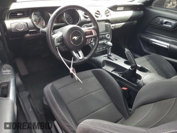 2017 Ford Mustang V6 with VIN 1FA6P8AM8H5266571, listed as a Copart auction lot 50391225 with 98,344 mi miles and Salvage Title. Bid and sale history available at carsss.com. Image 8.