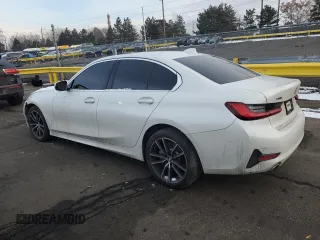 2019 BMW 3 Series 330i xDrive with VIN WBA5R7C59KAJ81119, listed as a Copart auction lot 46088685 with 54,045 mi miles and Salvage Title. Bid and sale history available at carsss.com. Image 2.