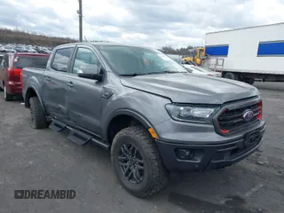 2021 Ford Ranger XL with VIN 1FTER4FHXMLD54242, listed as a IAAI auction lot 41922752 with 35,328 mi miles. Bid and sale history available at carsss.com. Image 1.